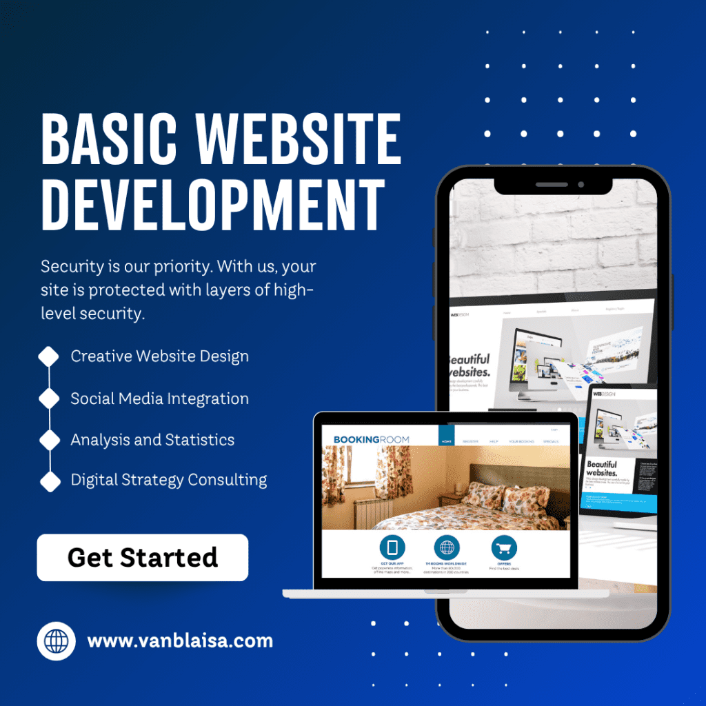 Basic Website Design | VanBlaisa Website Design & Digital Marketing
